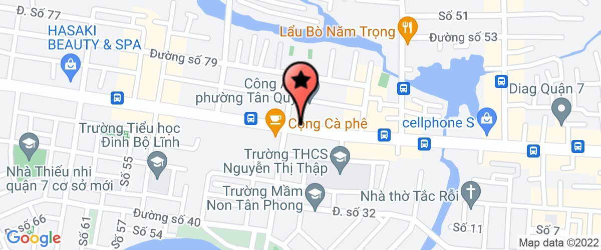 Bản đồ đến ABC Quận 7
