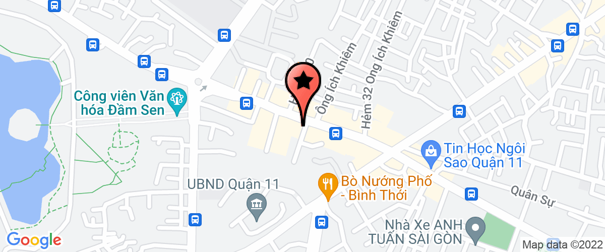 Bản đồ đến ABC Đầm Sen