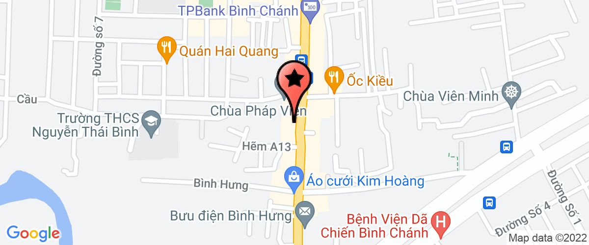 Bản đồ đến ABC Quận 8